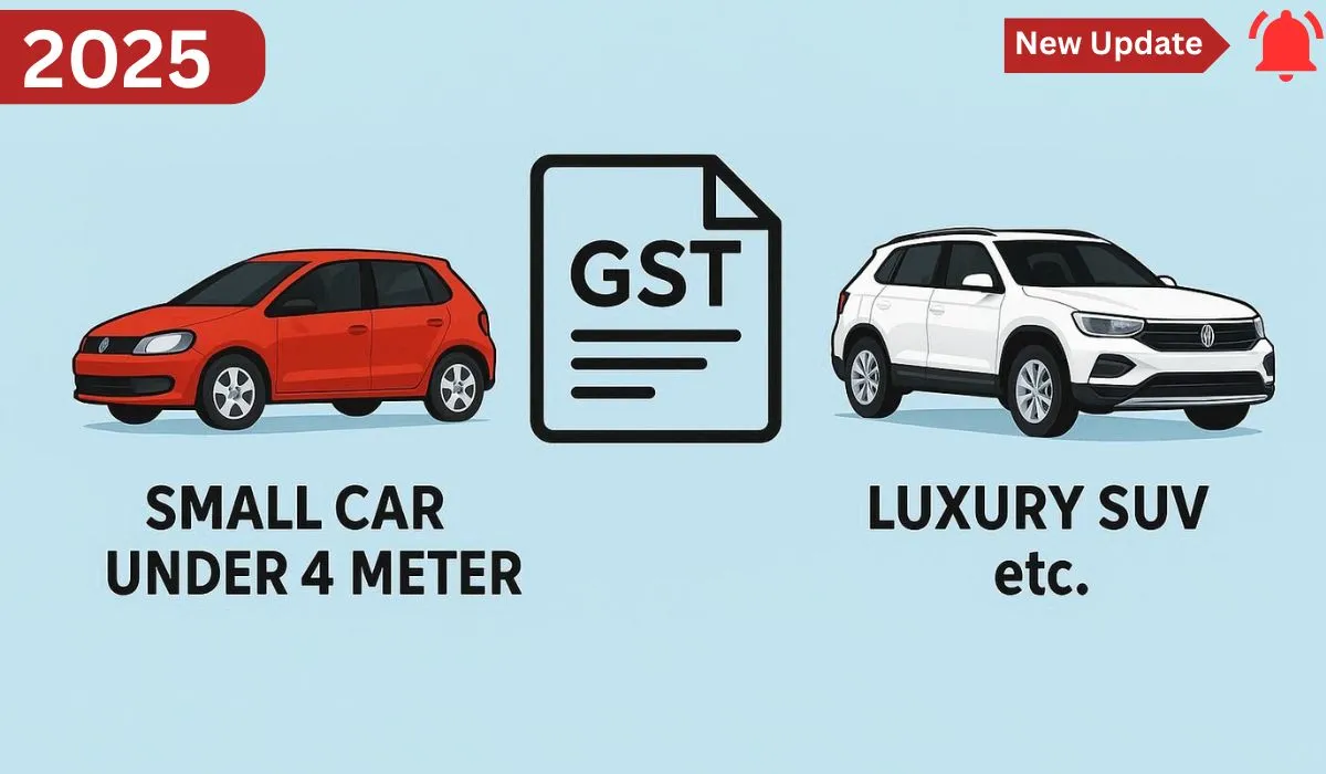 2025 कारों पर नए GST रेट्स